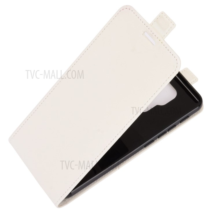 Crazy Horse Leather Vertical Flip Cover for Motorola Moto G9 Play - White-3