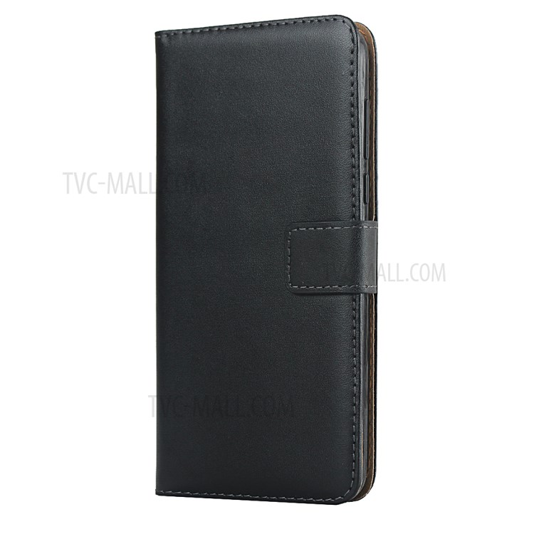 Genuine Leather Wallet Case with Stand for Motorola Moto G8 Plus-3