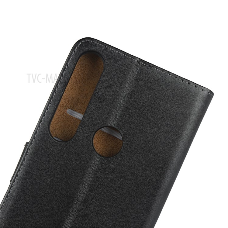 Genuine Leather Wallet Case with Stand for Motorola Moto G8 Plus-7