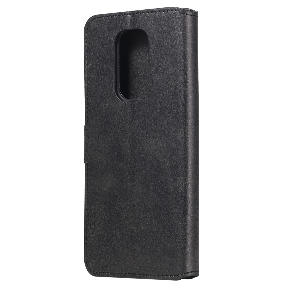 Classic Wallet Stand Flip Leather Phone Case for Motorola Moto G9 Play / Motorola Moto E7 Plus - Black-5
