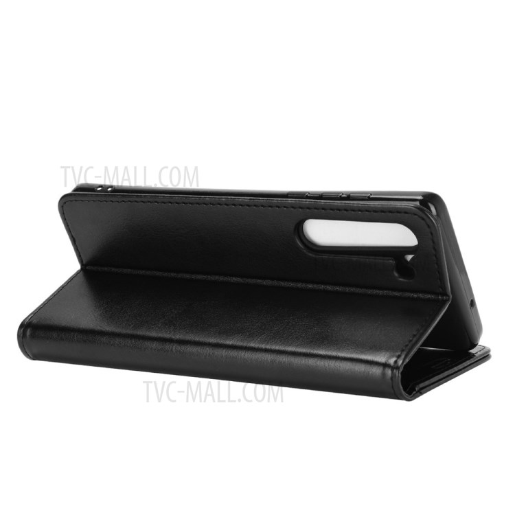 Shell De Couro Louco Da Textura Do Cavalo Para O Caso Da Carteira Do Suporte Da Borda De Motorola - Preto-7