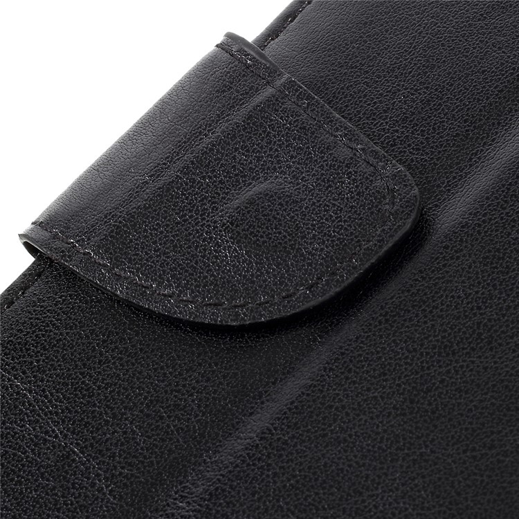 Imprint Flower Butterfly Leather Wallet Case for Lenovo A536 - Black-11