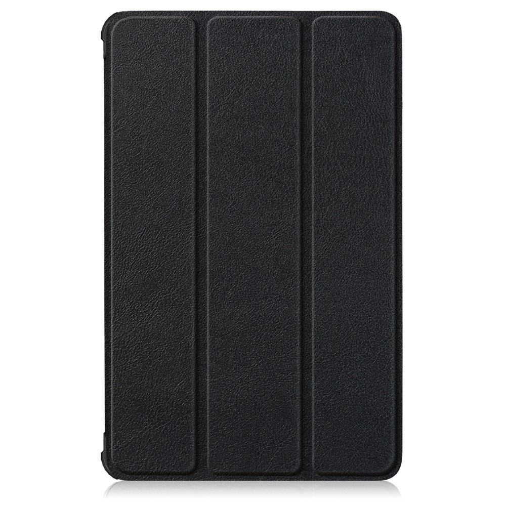 Tri-fold Auto-Sleep-and-Wake Smart Leather Stand Case for Lenovo Tab P11 TB-J606F - Black-9