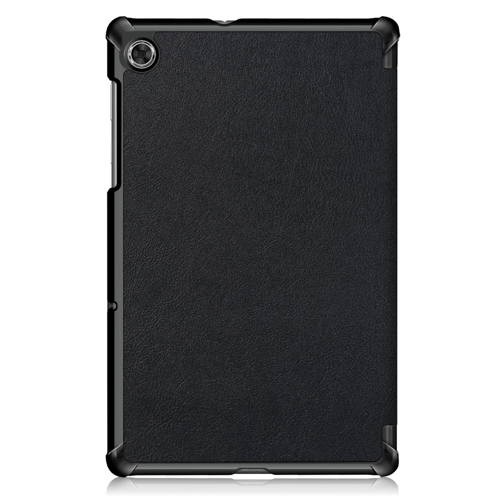 Tri-fold PU Leather Auto-wake/Sleep Smart Tablet Case for Lenovo Tab M10 HD Gen 2 TB-X306X - Black-9
