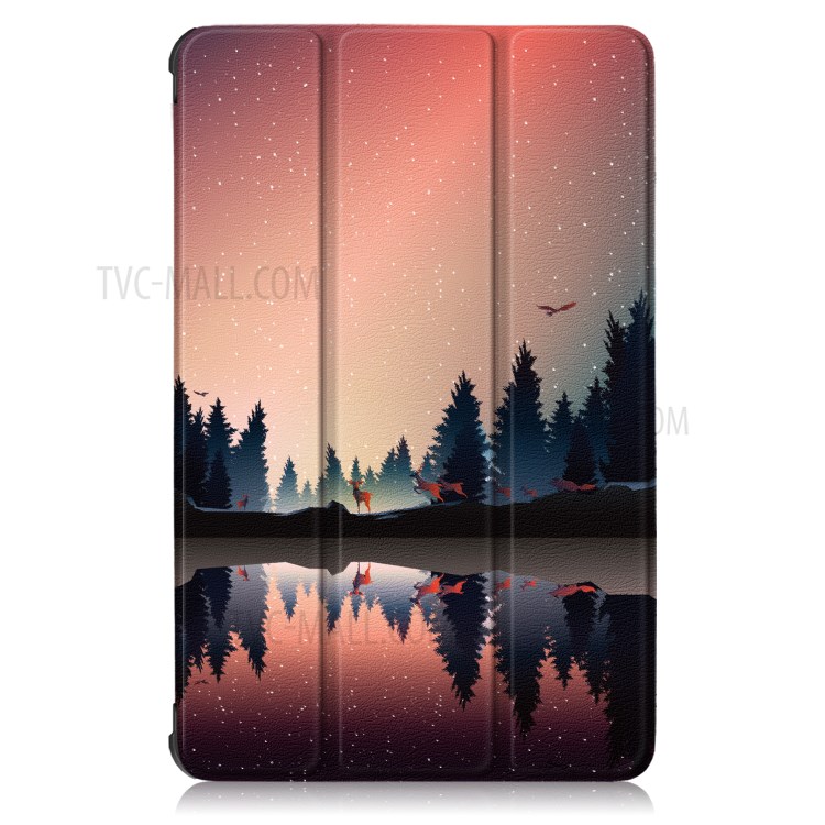 Pattern Printing Stand Leather Tablet Case for Lenovo Tab M10 HD Gen 2 TB-X306X - Sunset-8