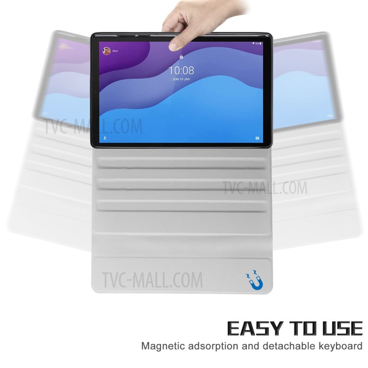 PU Couro + TPU Tablet Case Cover Para Lenovo Tab M10 HD Gen 2-6