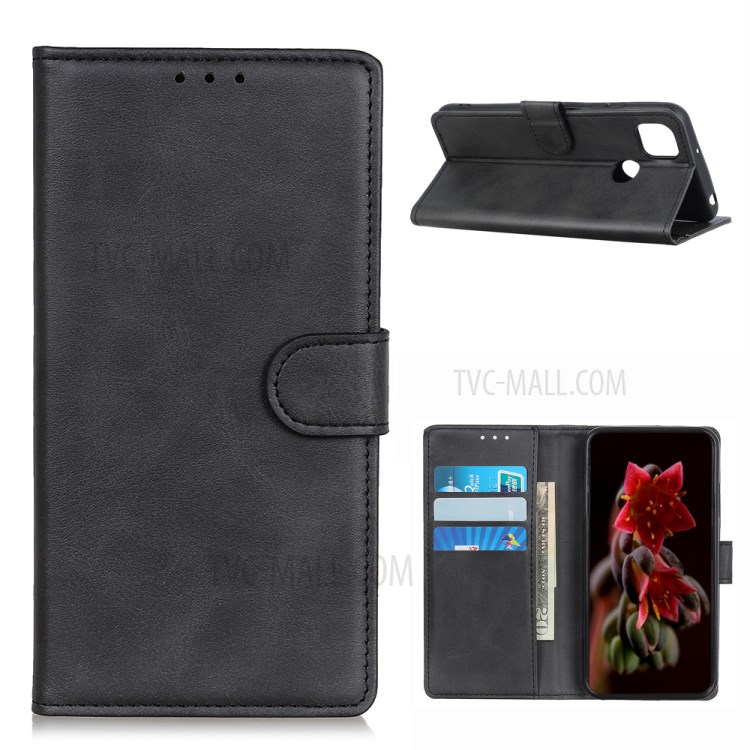 For Motorola Moto G 5G PU Leather Wallet Stand Cell Phone Cover - Black-1