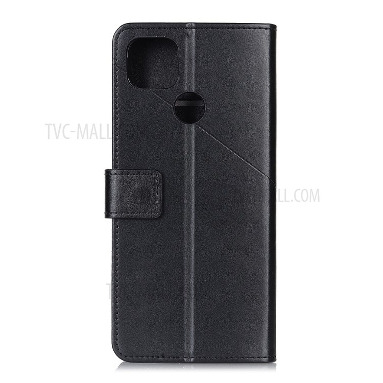 Wallet Phone Protective Cover PU Leather Stand Shell for Motorola Moto G9 Power - Black-2