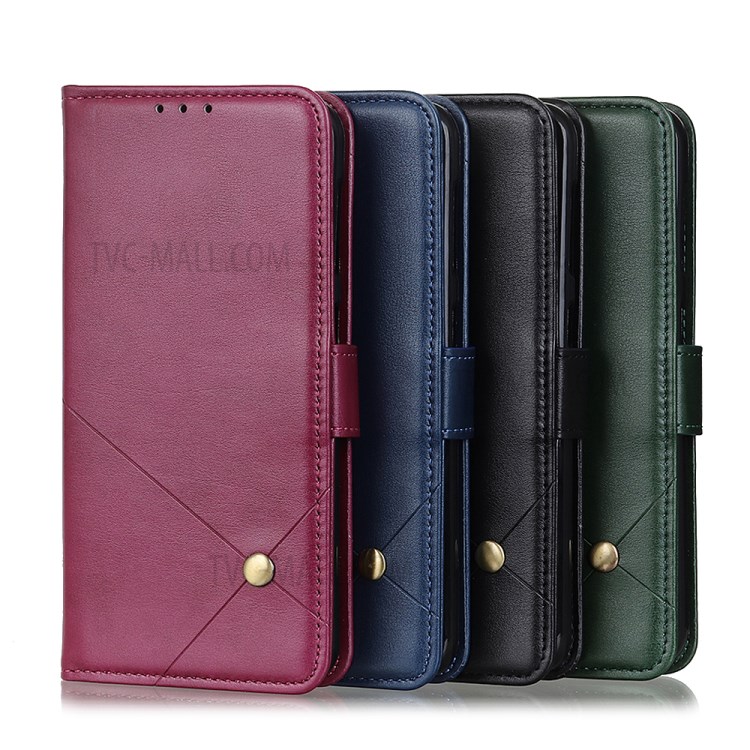 Wallet Phone Protective Cover PU Leather Stand Shell for Motorola Moto G9 Power - Black-9