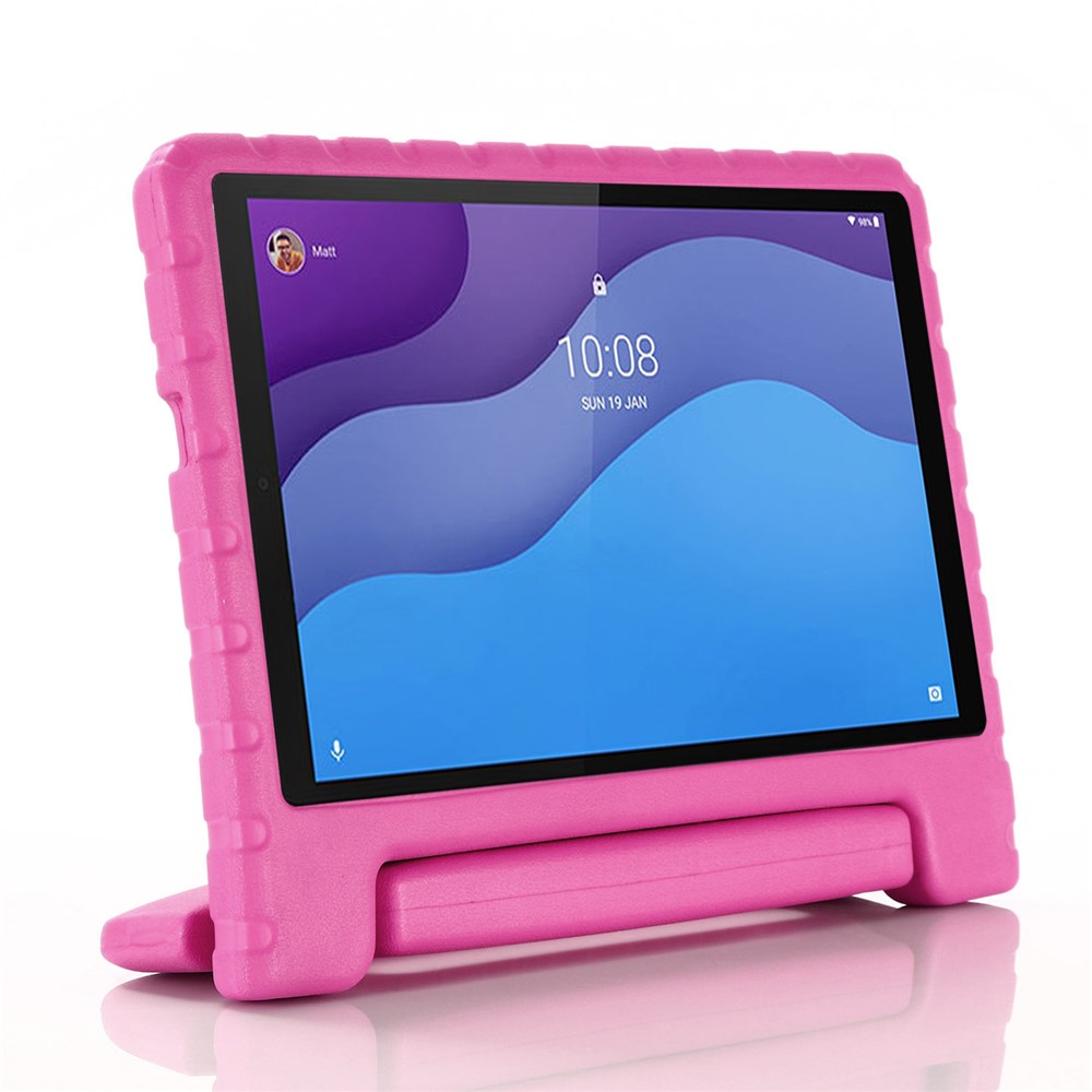 Coquille De Couverture De Tablette De Protection Eva À L'épreuve Des Gouttes Avec Kickstand Pour Lenovo Tab M10 HD Gen 2 - Rose-3