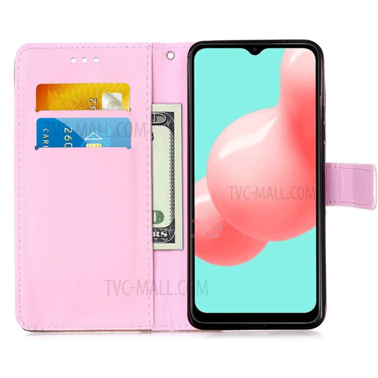 Pattern Printing Leather Wallet Stand Case for Motorola Moto E7 - Dog Kiss-3