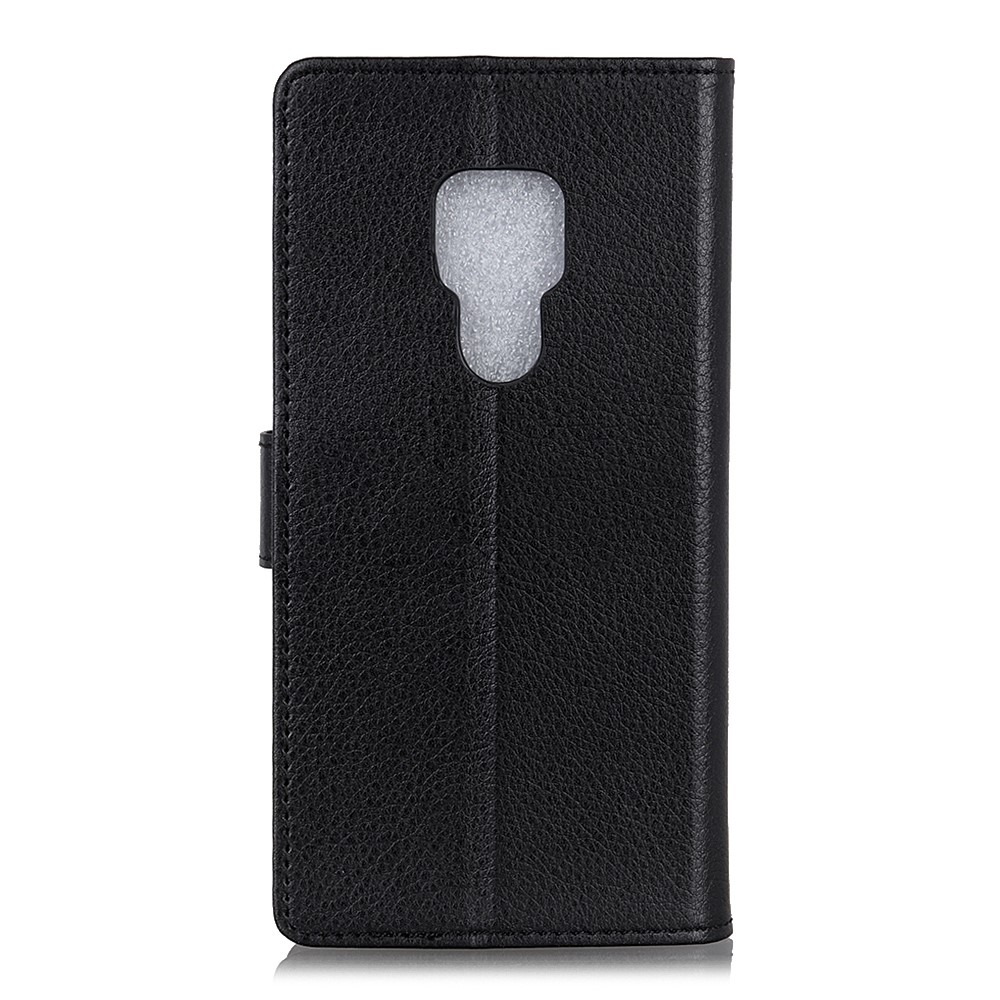 Wallet Stand Design Classic Litchi Texture Leather Phone Cover for Motorola Moto G Play (2021) - Black-3