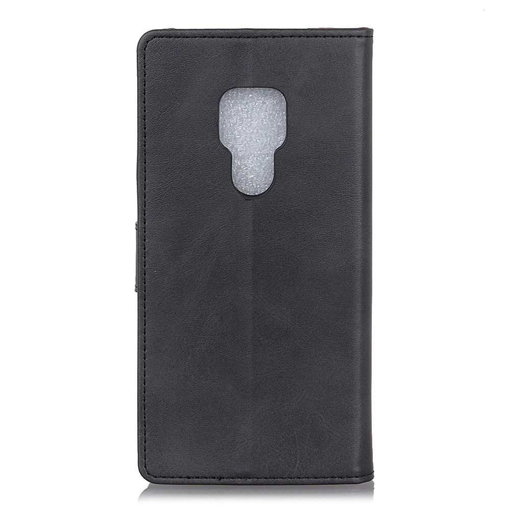 PU Leather Mobile Phone Cover for Motorola Moto G Play (2021) Stand Wallet Design Case - Black-3