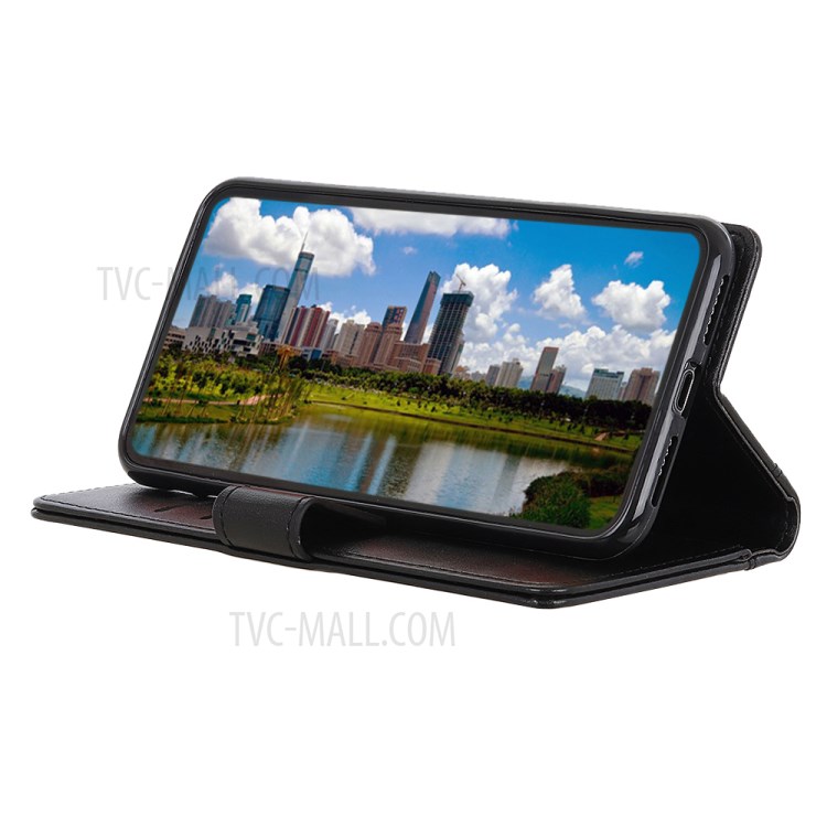 Wallet Stand Design Leather Cell Phone Protective Cover for Motorola Moto G Stylus (2021) - Black-4