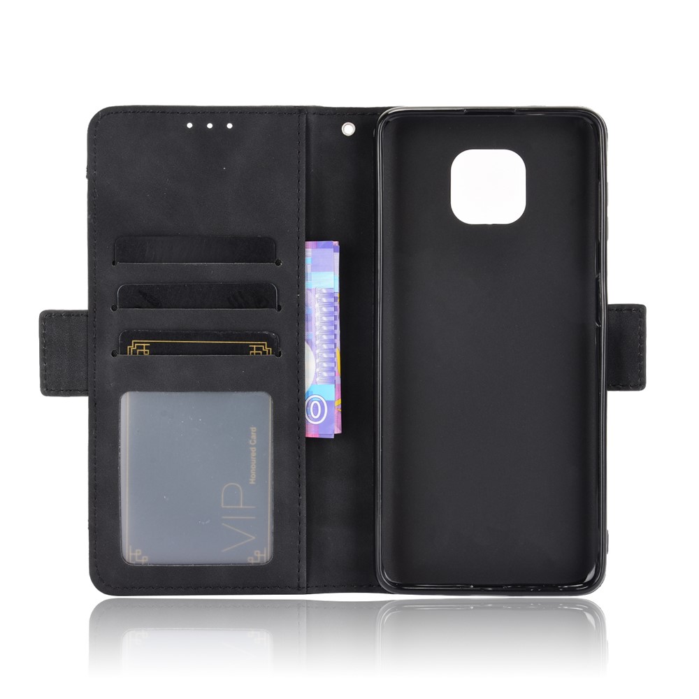 Multiple Card Slots Design Leather Wallet Phone Stand Protective Cover Case for Motorola Moto G Power (2021) - Black-5