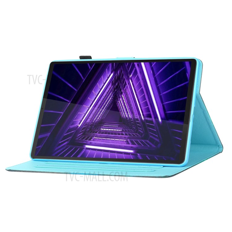 Pattern Printing Leather Tablet Cover Shell with Tri-Fold Stand for Lenovo Tab M10 HD Gen 2 (X306X) - Multiple Butterflies-7