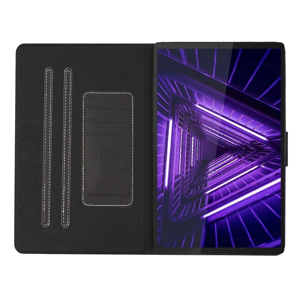 Solid Color Leather Tablet Protective Shell for Lenovo Tab M10 HD Gen 2 (X306X) - Black-6