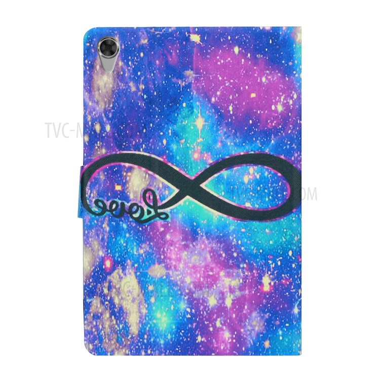 Pattern Printing Card Holder Leather Tablet Casing for Lenovo Tab M10 HD Gen 2 - Love-2