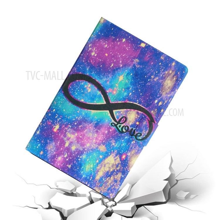 Pattern Printing Card Holder Leather Tablet Casing for Lenovo Tab M10 HD Gen 2 - Love-4