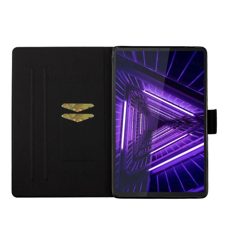 Pattern Printing Card Holder Leather Tablet Casing for Lenovo Tab M10 HD Gen 2 - Love-5