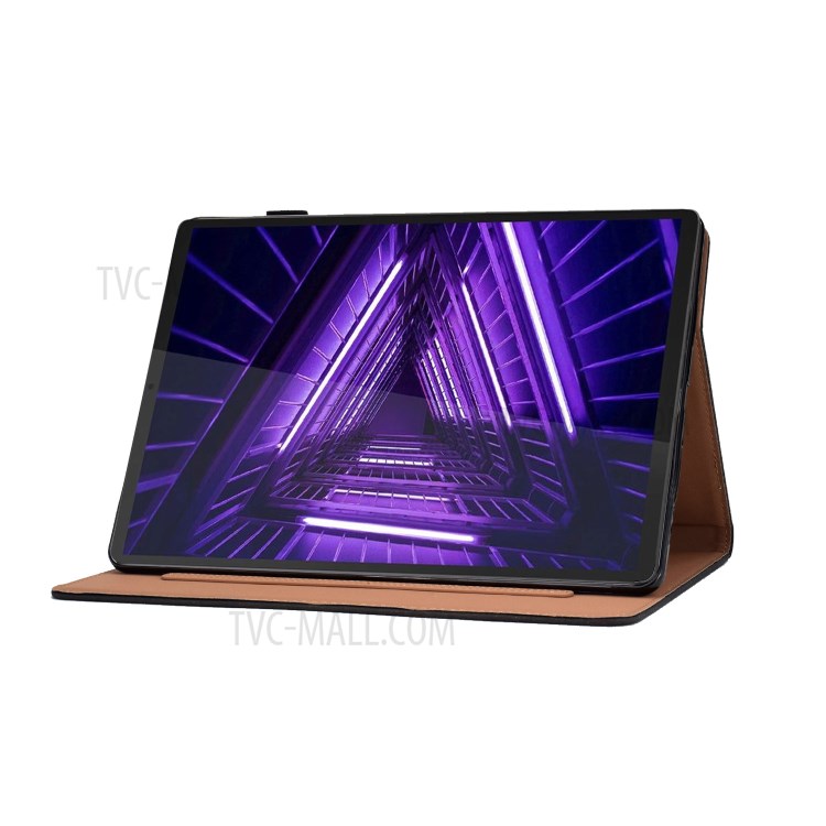 Pattern Printing Card Holder Leather Tablet Casing for Lenovo Tab M10 HD Gen 2 - Spaceman-8