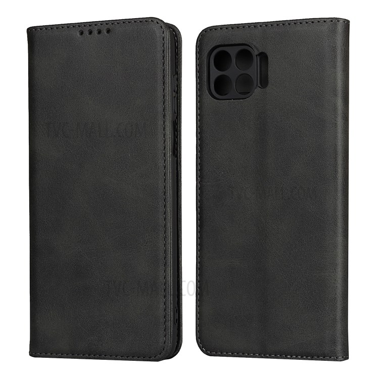 Auto-absorbed Wallet Leather Stand Case for Motorola Moto G 5G Plus - Black-2