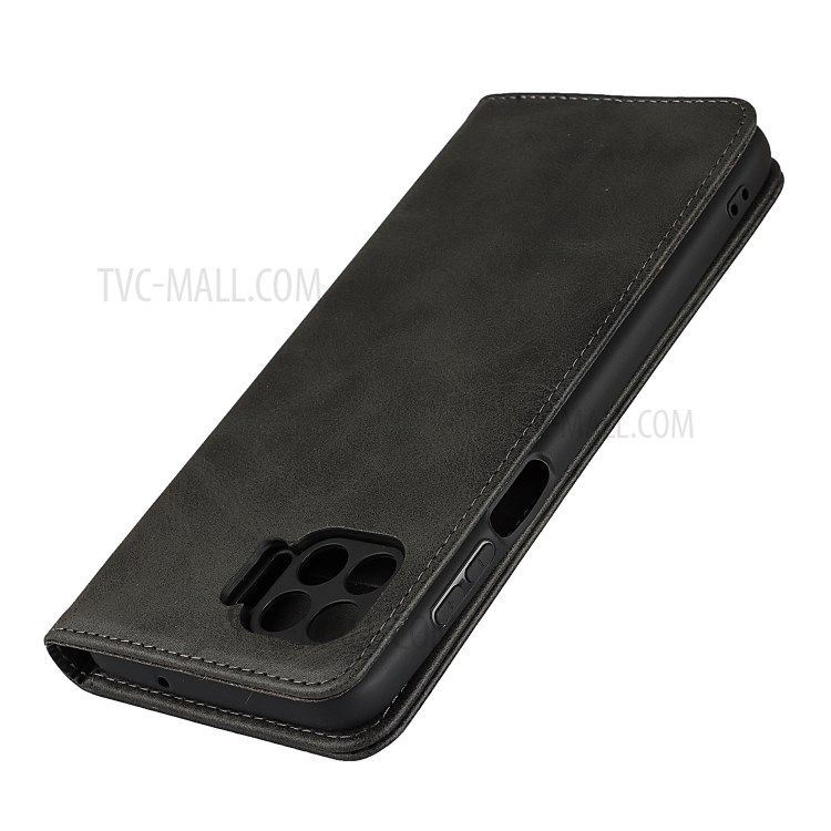 Auto-absorbed Wallet Leather Stand Case for Motorola Moto G 5G Plus - Black-6