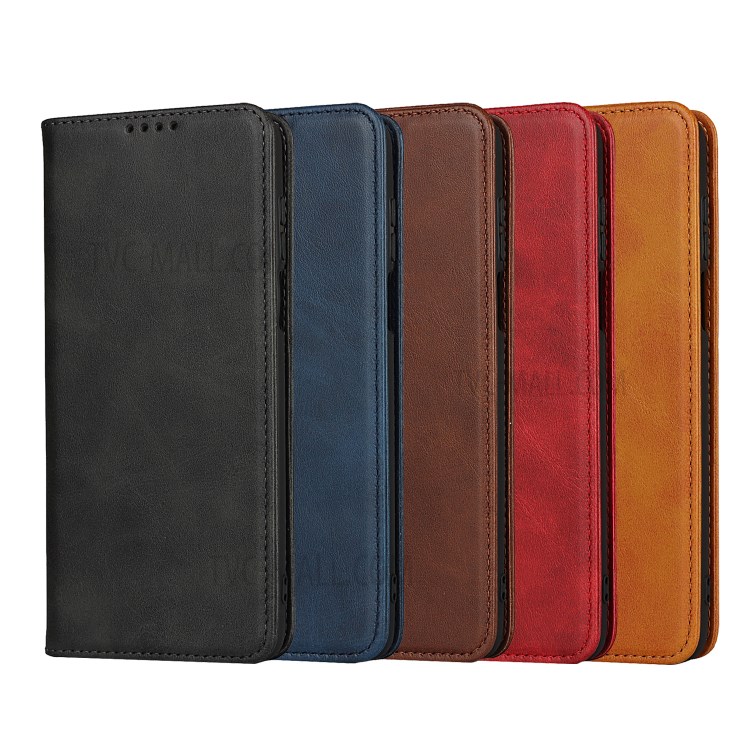 Auto-absorbed Wallet Leather Stand Case for Motorola Moto G 5G Plus - Black-8