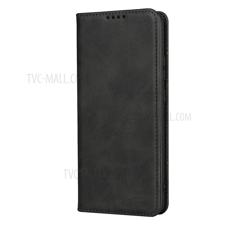 Auto-absorbed Wallet Leather Stand Case for Motorola Moto G 5G - Black-2