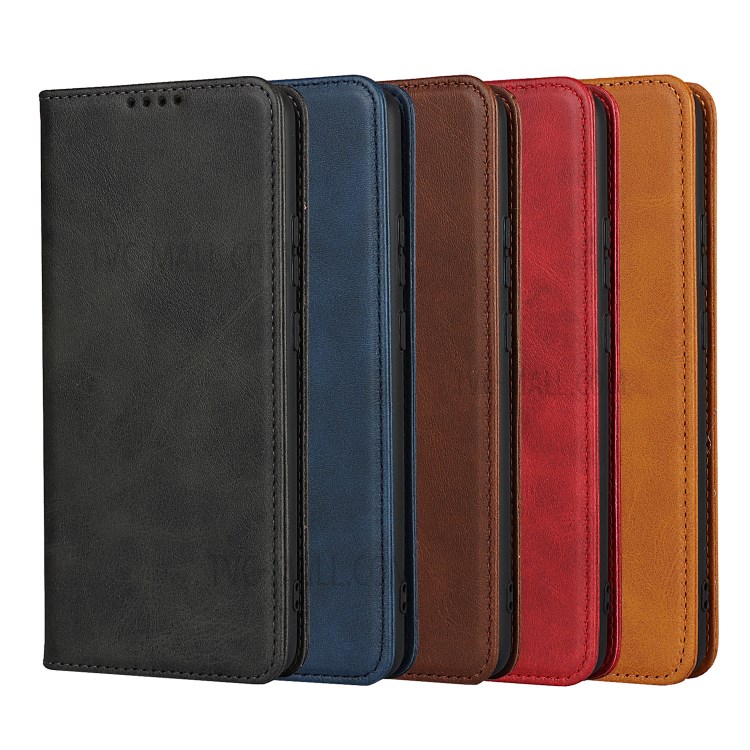 Auto-absorbed Wallet Leather Stand Case for Motorola Moto G 5G - Black-8