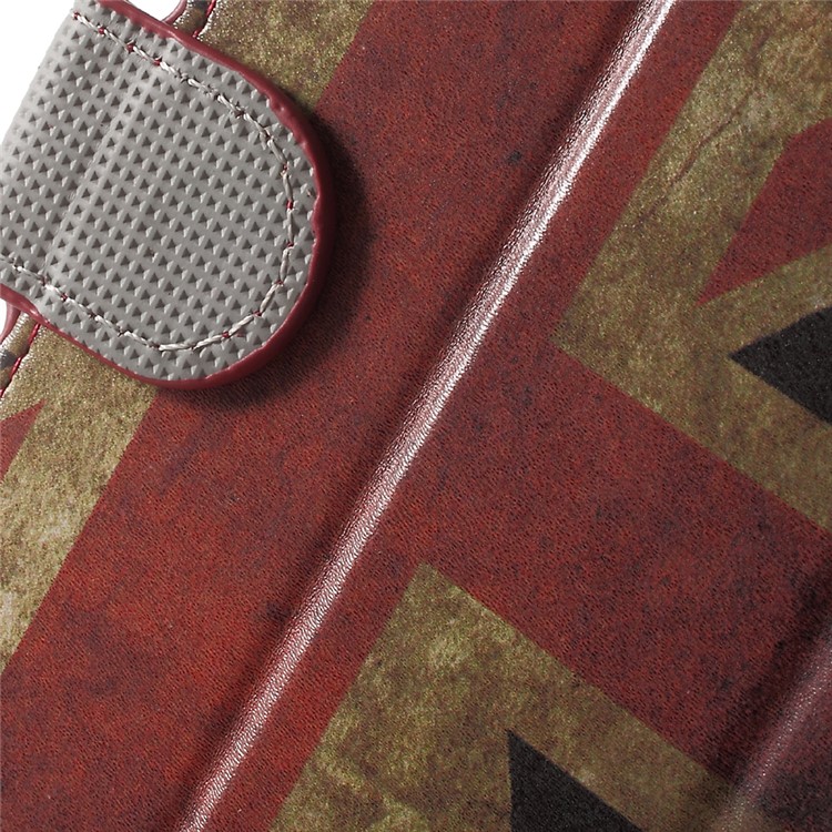 Wallet Leather Stand Case Cover for Lenovo Vibe K5 Plus / Vibe K5 - Vintage UK Flag-5