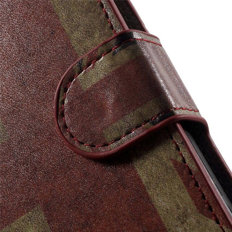 Wallet Leather Stand Case Cover for Lenovo Vibe K5 Plus / Vibe K5 - Vintage UK Flag-6