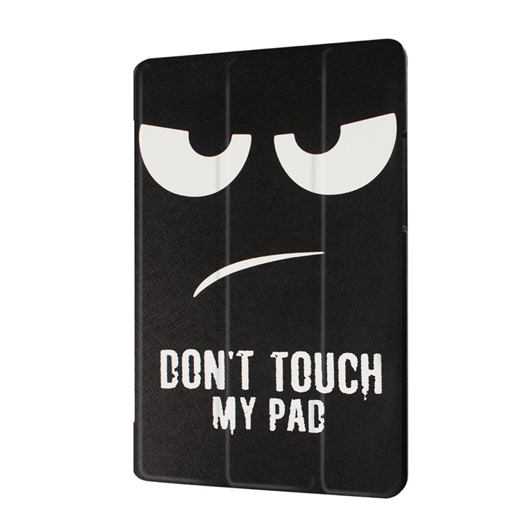 Tri-fold Stand Flip Leather Case for Lenovo Tab3 8 - Angry Face-4
