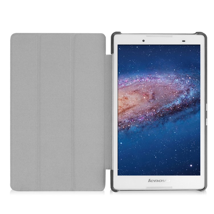 Tri-fold Stand Flip Leather Case for Lenovo Tab3 8 - Angry Face-7