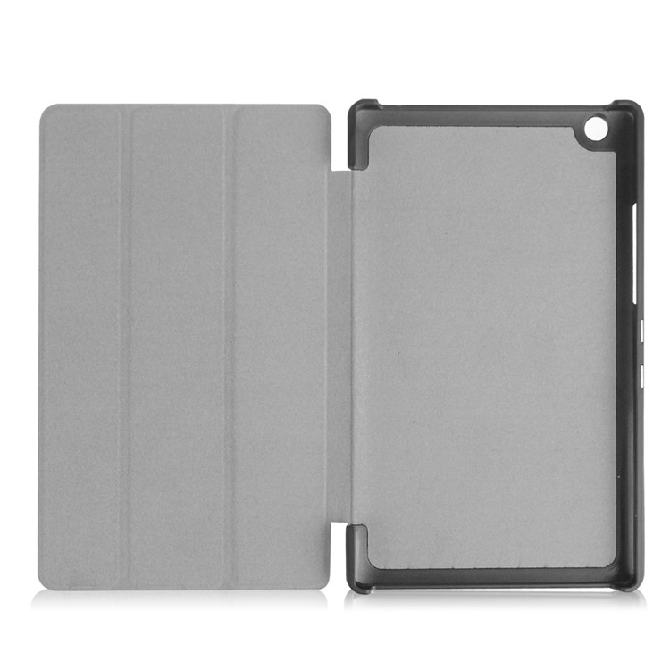 Tri-fold Stand Flip Leather Case for Lenovo Tab3 8 - Angry Face-8