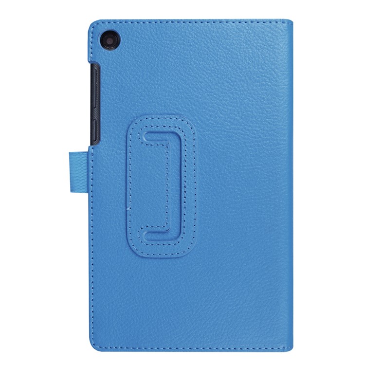 Litchi Texture Tablet Leather Case for Lenovo Tab3 7 - Light Blue-3