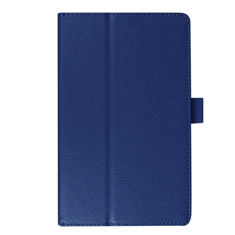 Litchi Texture Tablet Leather Cover for Lenovo Tab3 7 - Dark Blue-2
