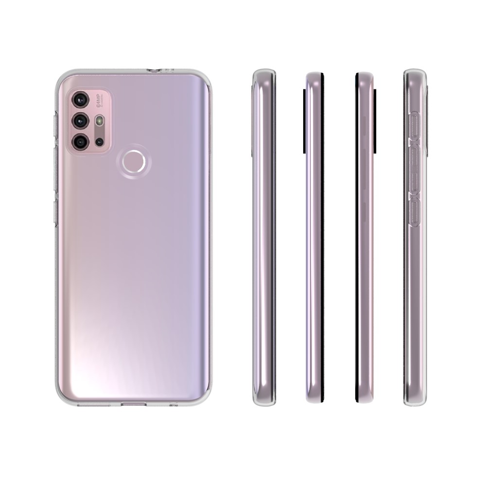 10Pcs/Pack Watermark Resistant Flexible TPU Phone Protector Cover Shell for Motorola Moto G10/G30-5