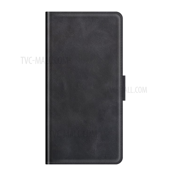 Magnet Adsorption Leather Stand Wallet Phone Case for Motorola Moto G Stylus (2021) - Black-2
