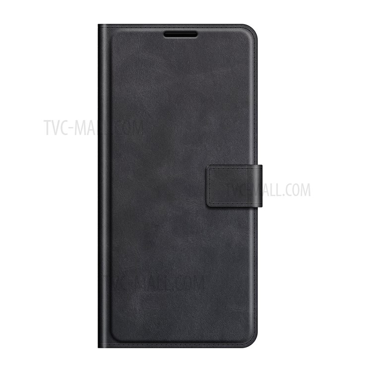 Wallet Design Stand Leather Shell for Motorola Moto G Stylus (2021) - Black-2