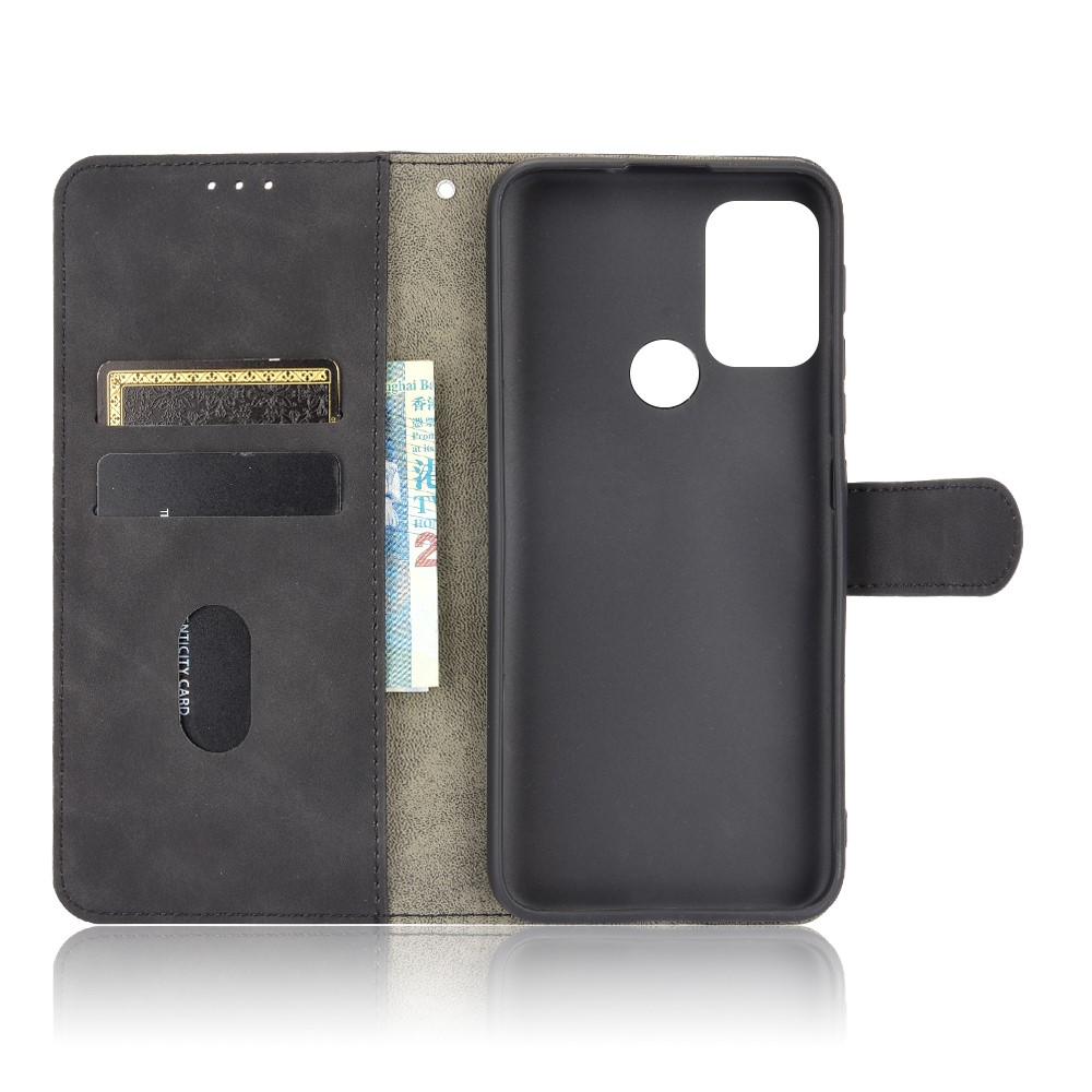 Auto-absorbed Stand Carbon Fiber Texture Leather Shell Cover for Motorola Moto G30 / G10 / G10 Power - Black-3