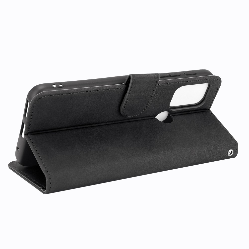 Auto-absorbed Stand Carbon Fiber Texture Leather Shell Cover for Motorola Moto G30 / G10 / G10 Power - Black-5