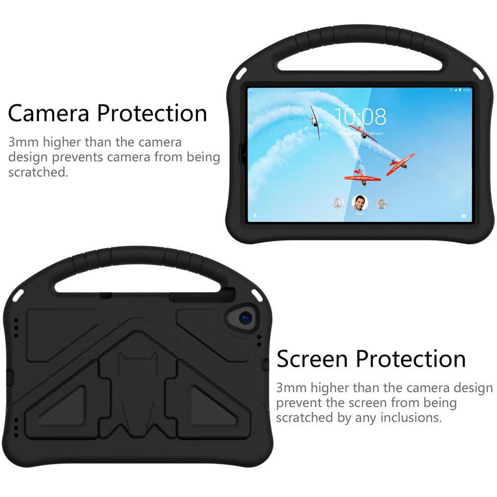 Anti-shock EVA Kickstand Case with Pen Slot Handle for Lenovo Tab M10 HD Gen 2 - Black-2