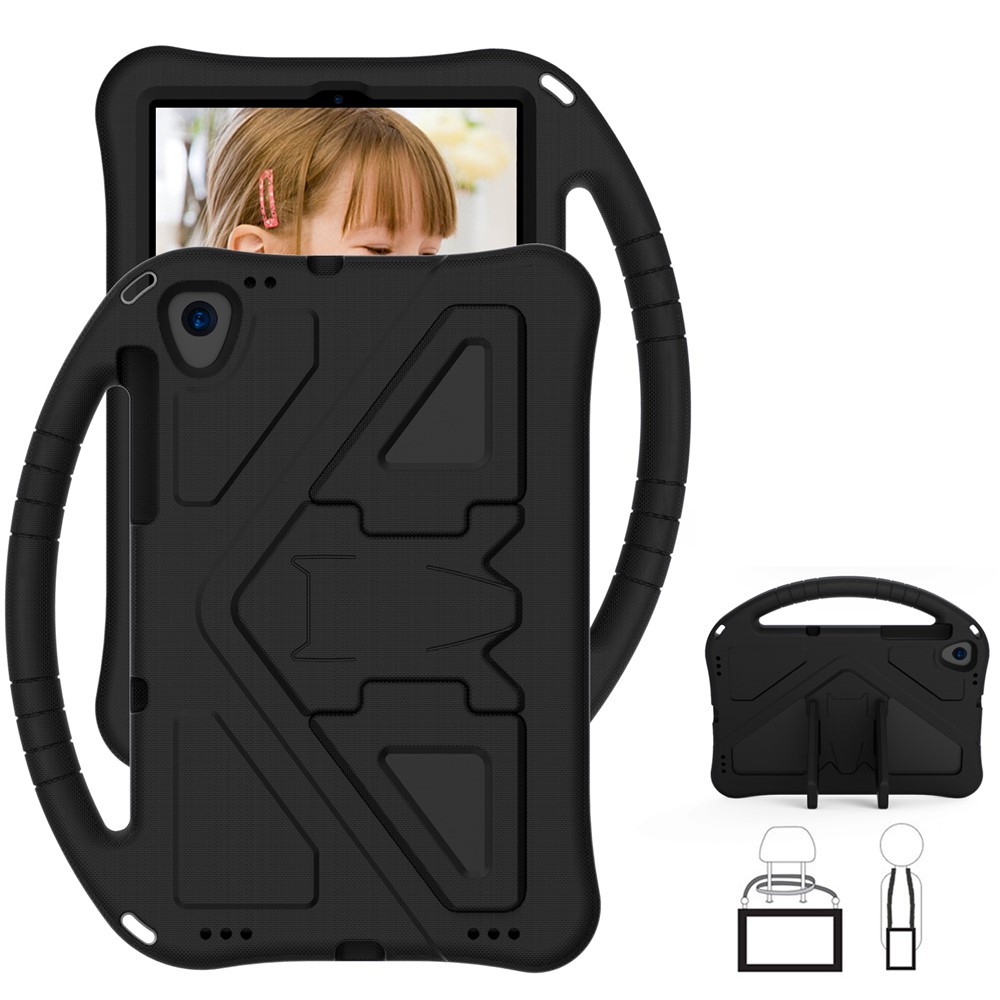 Anti-shock EVA Kickstand Case with Pen Slot Handle for Lenovo Tab M10 HD Gen 2 - Black-5