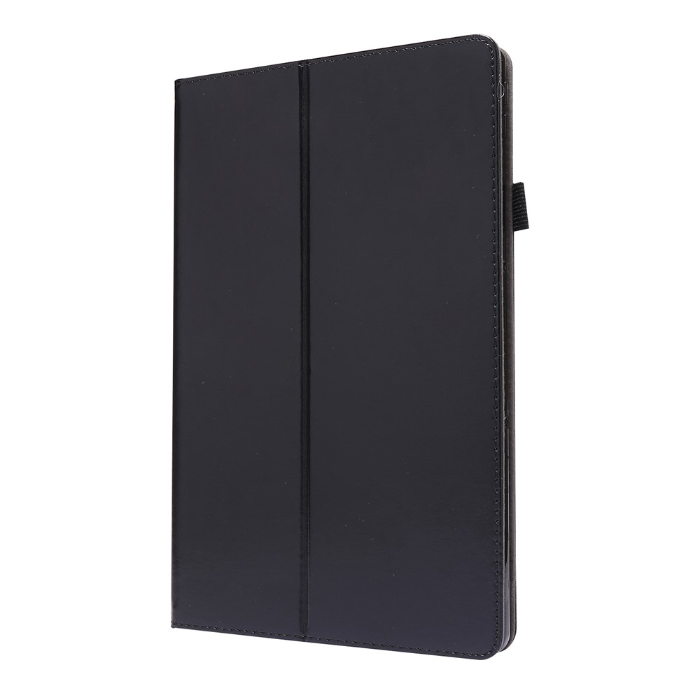 Crazy Horse Texture Two-Fold Design Leather Case for Lenovo Tab P11 2020 11-inch TB-J606F/J606X - Black-2