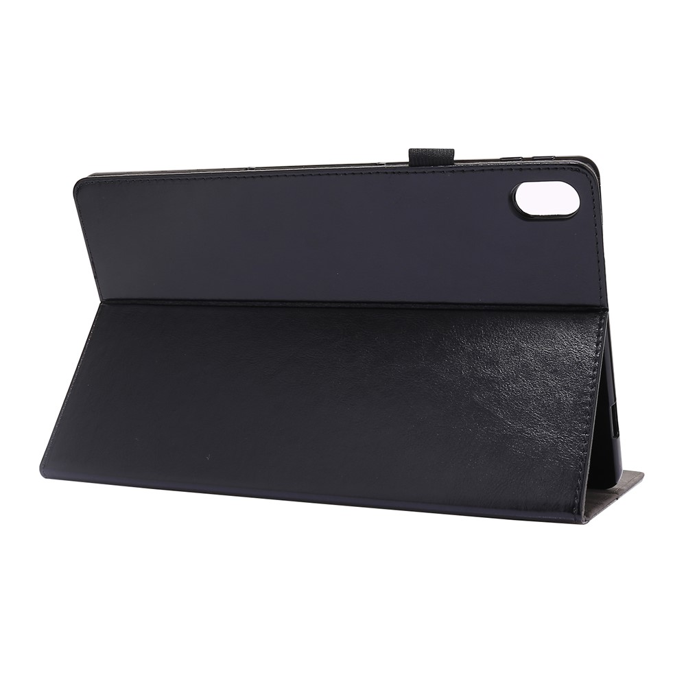 Crazy Horse Texture Two-Fold Design Leather Case for Lenovo Tab P11 2020 11-inch TB-J606F/J606X - Black-5