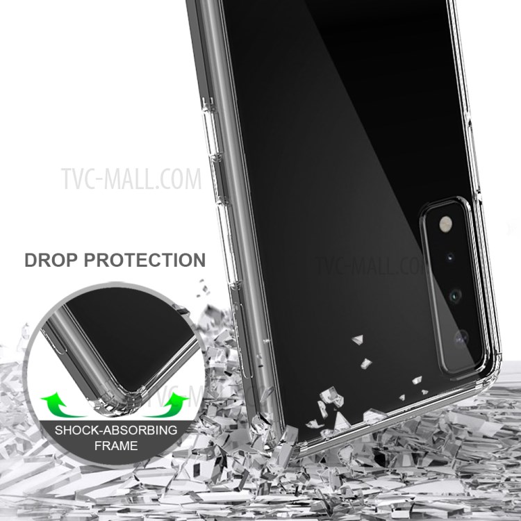 Clear Transparent Anti-scratch Acrylic + TPU Back Hybrid Cell Shell for LG Stylo 7 4G-5