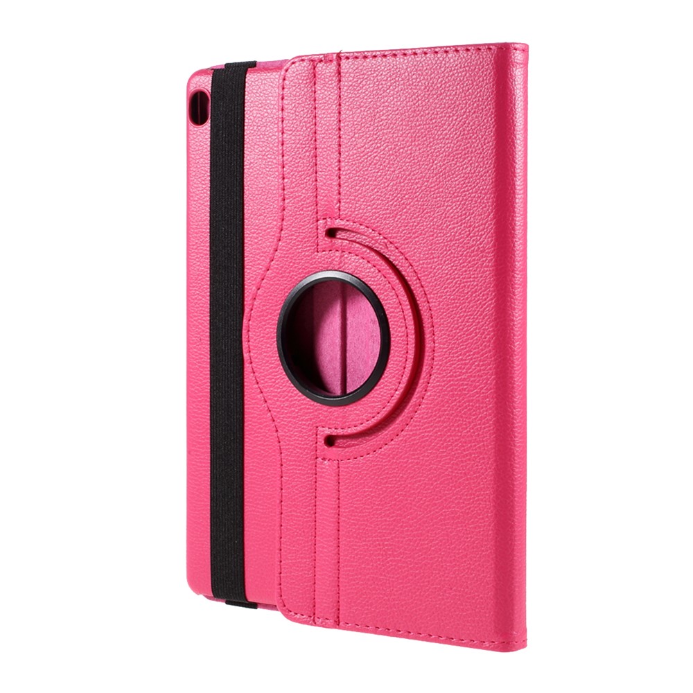 360 Degrees Rotating Stand Leather Case for Lenovo Tab M10 - Rose-2