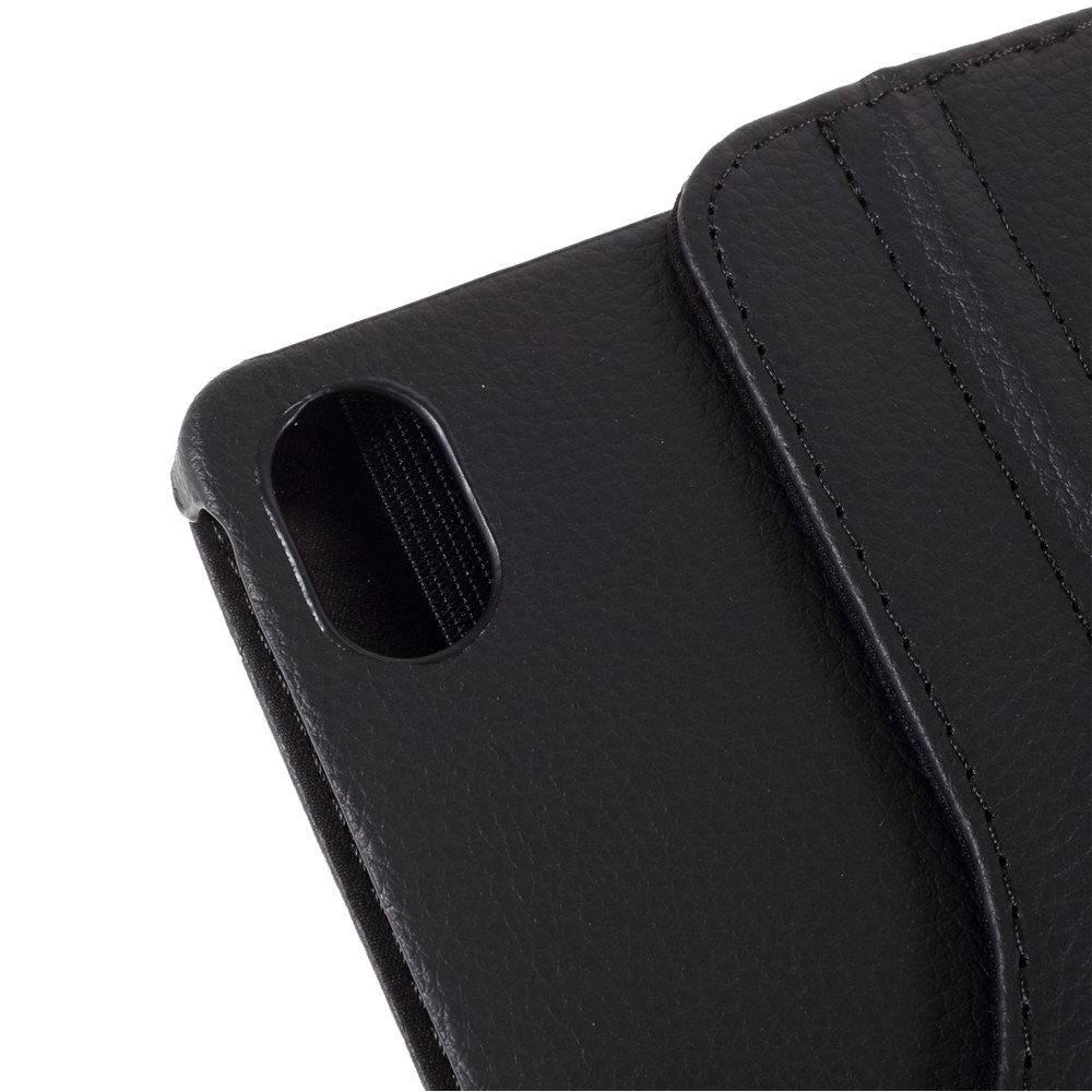 360 Degrees Rotating Stand Leather Case for Lenovo Tab P11 / Xiaoxin Pad 11-Inch TB-J606F - Black-10