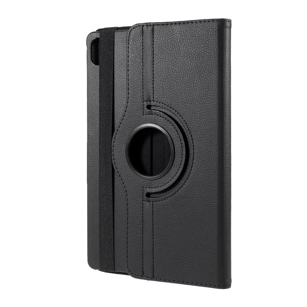 360 Degrees Rotating Stand Leather Case for Lenovo Tab P11 / Xiaoxin Pad 11-Inch TB-J606F - Black-2
